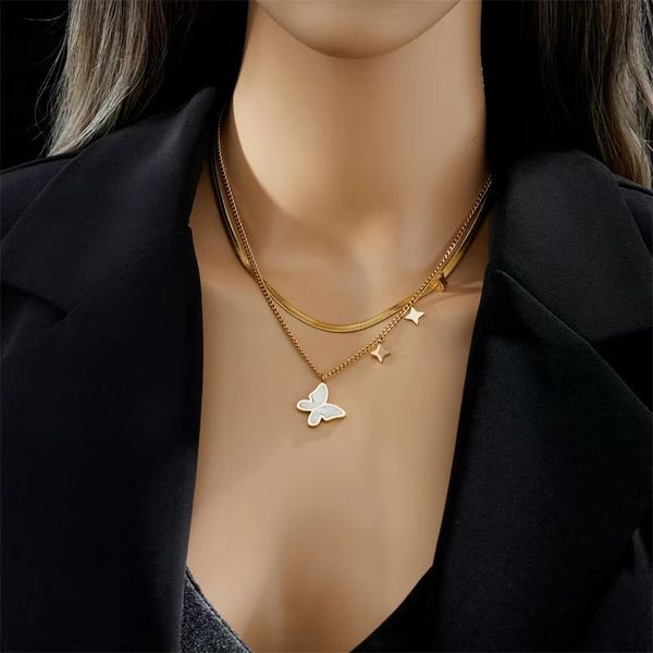 Колье из стали CJL41528