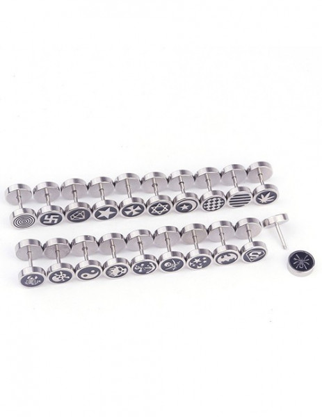 Стальные серьги (1 шт.) V49048