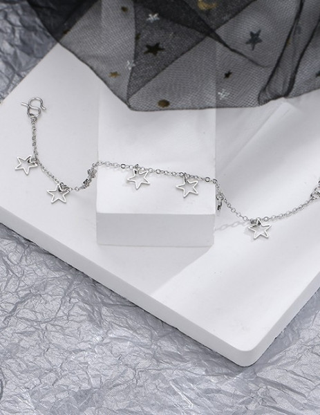 Браслет с россыпью ажурных звезд R86971