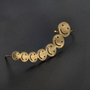 Кафф Медицинская сталь с напылением золотом J11085CJJ