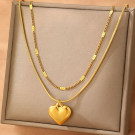 Колье из стали CJM32907