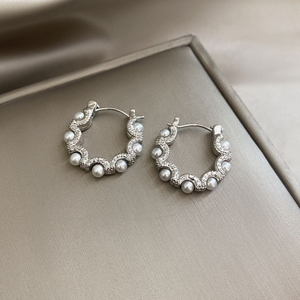 Серьги конго ювелирный сплав 1J11812CJJ