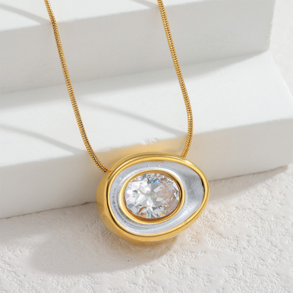 Колье из стали CJR87861