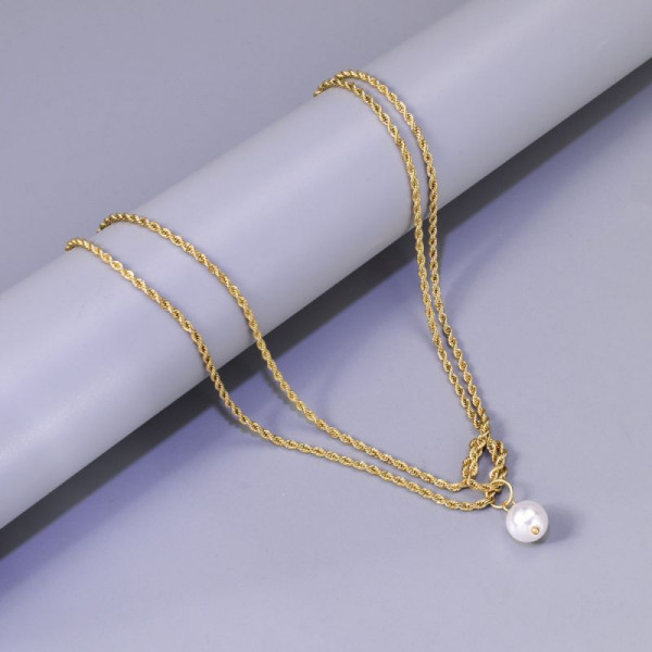 Колье из стали CJL14406