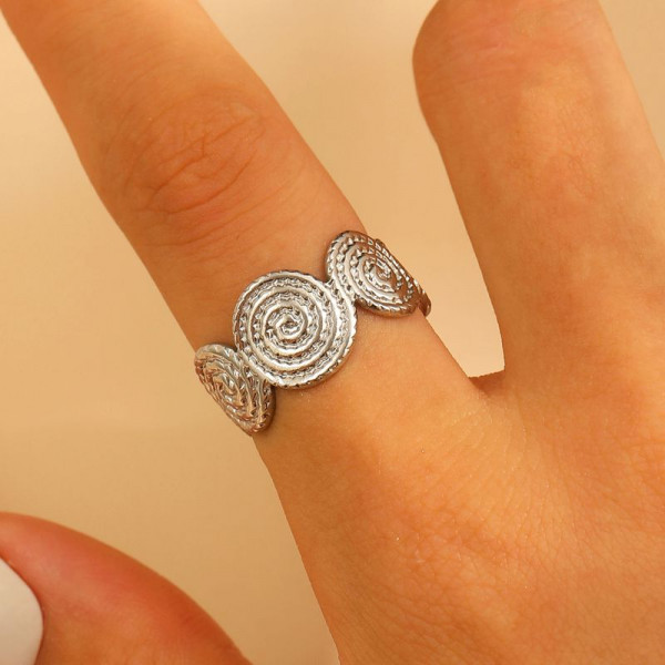 Кольцо медицинская сталь 1J12369CJJ