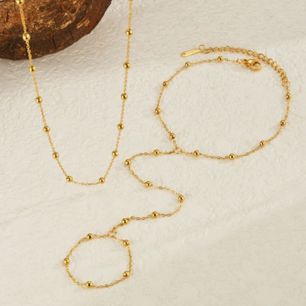 Браслет слейв нежные цветы с яркими акцентами CJG76154