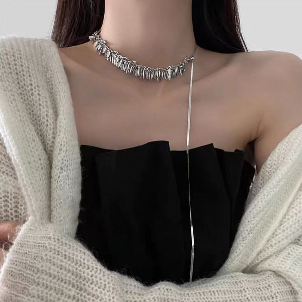 Колье из стали CJH50225