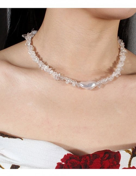 Воздушные бусы с барочным жемчугом Z36706