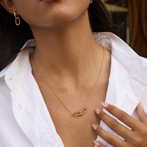 Колье из стали CJR89192