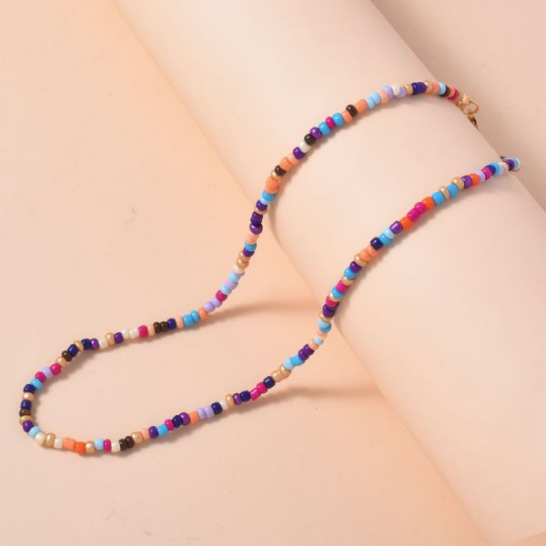 Цепочка для очков из разноцветного бисера P17547MSK