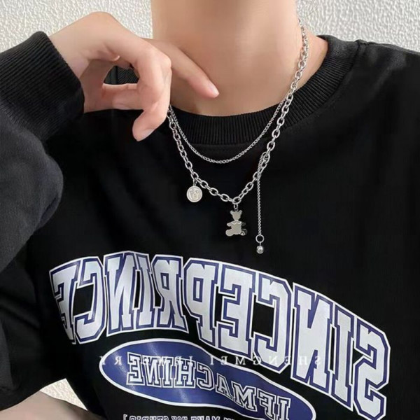 Колье из стали CJH70164