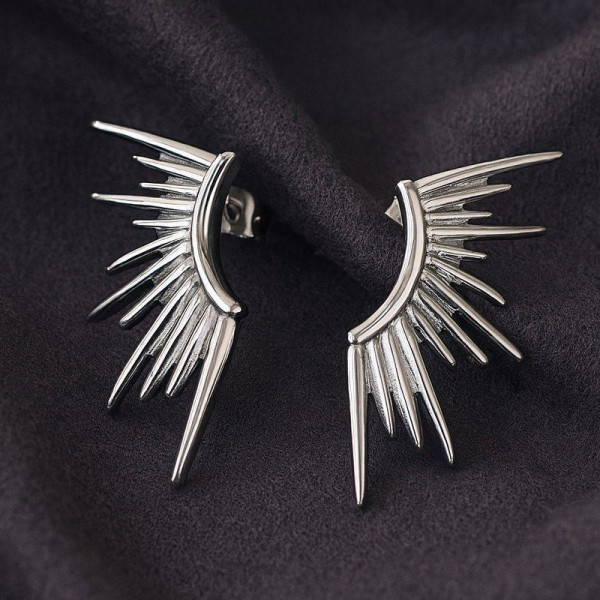 Серьги медь напыление платиной 1J12439CJJ