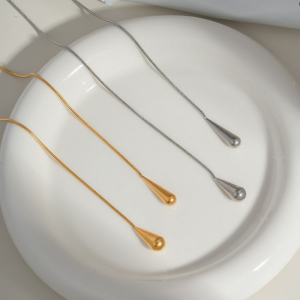 Колье из стали CJM23734