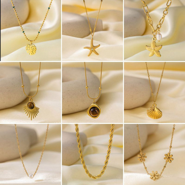 Колье из стали CJJ15147