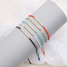 Браслет-нить с цветными вставками CJH65846