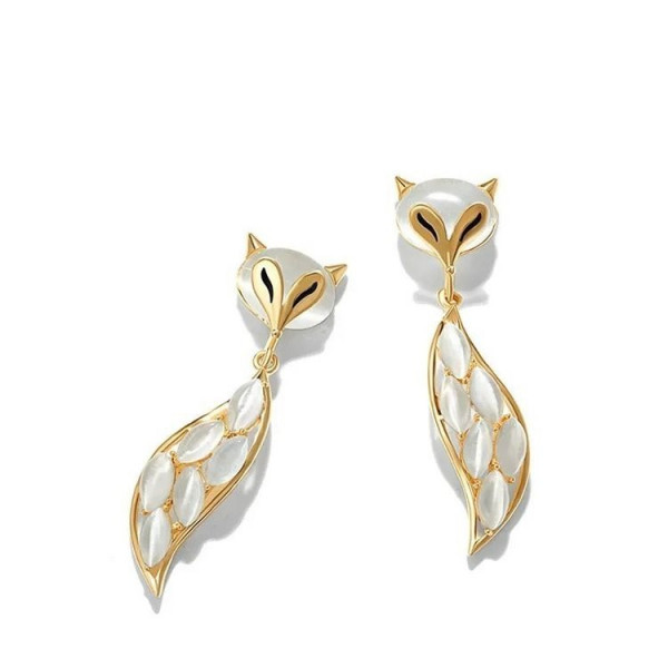 Серьги ювелирный сплав с серебряным гвоздиком J10433CJJ