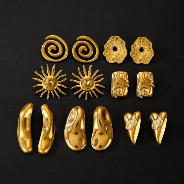 Серьги сталь CJG78736