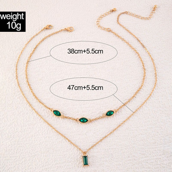 Колье ювелирный сплав напыление золотом 1J12440CJJ