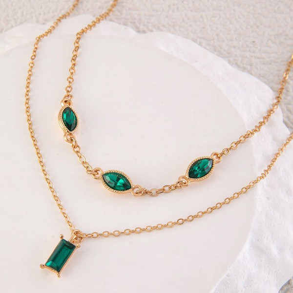 Колье ювелирный сплав напыление золотом 1J12440CJJ