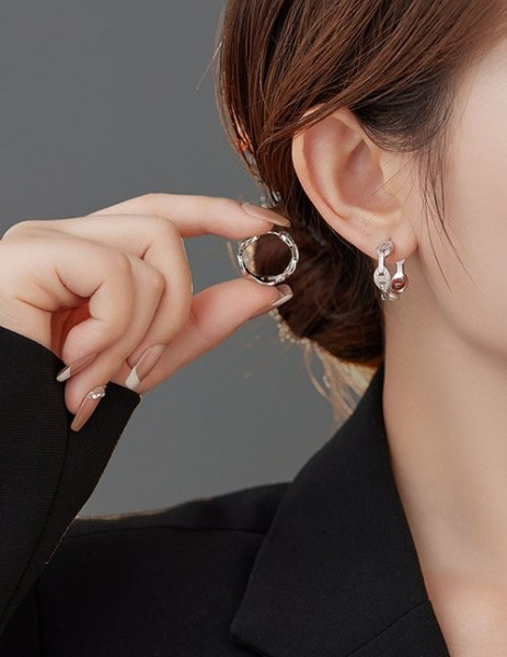 Серьги-конго «Звенья цепи» Z57697