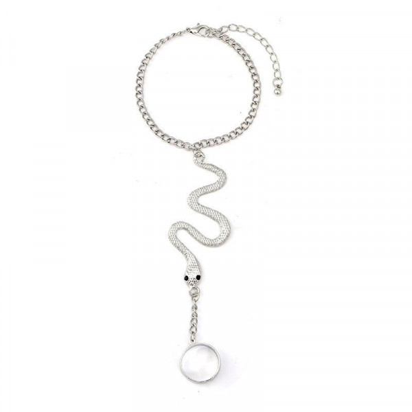 Браслет слейв змеиный изгиб в стиле минимализм CJH56321