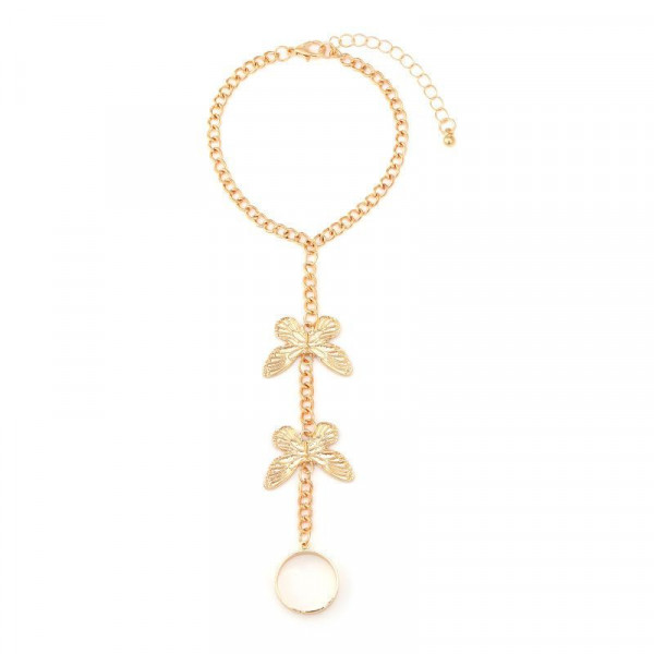 Браслет слейв змеиный изгиб в стиле минимализм CJH56321