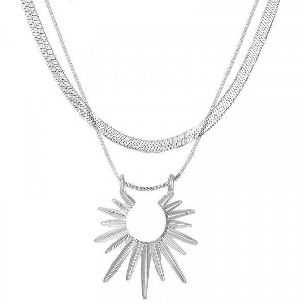 Колье из стали CJC59834