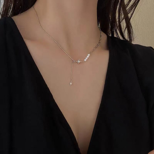 Колье из стали CJH70108