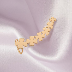 Кафф Медицинская сталь с напылением золотом J11089CJJ