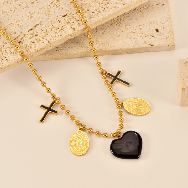 Колье из стали CJR89549