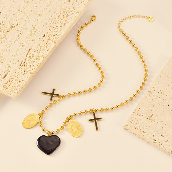 Колье из стали CJR89549