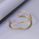 Браслет жесткий двухрядный с открытым дизайном CJL14432