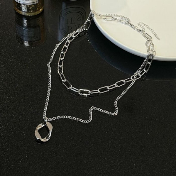 Колье из стали CJH92462
