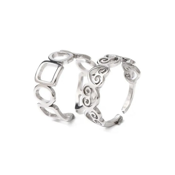 Ажурное кольцо с орнаментом «пейсли» J11363CJJ