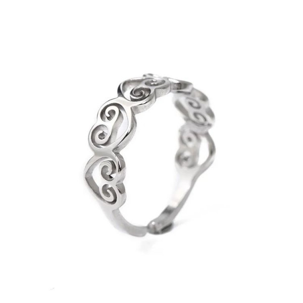 Ажурное кольцо с орнаментом «пейсли» J11363CJJ