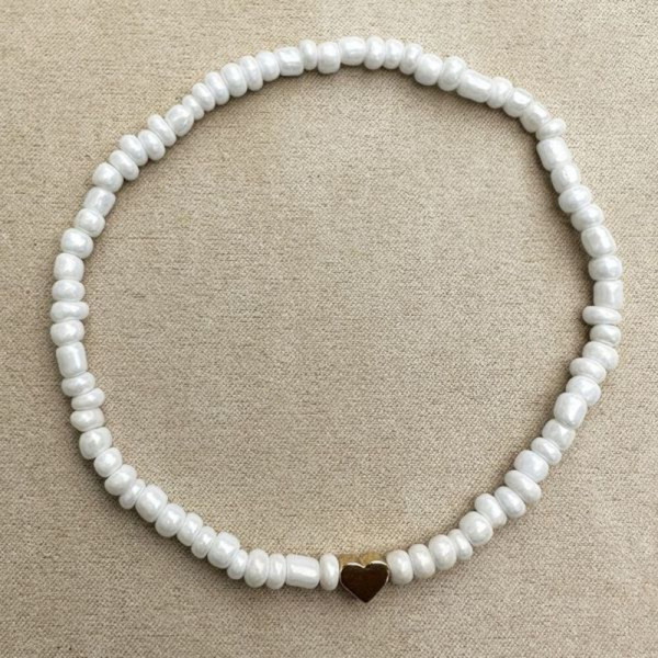 Браслет на ногу из яркого бисера CJH57664