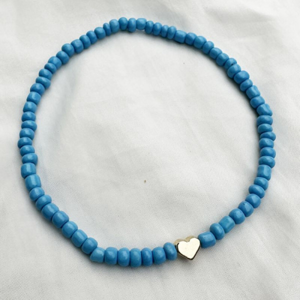 Браслет на ногу из яркого бисера CJH57664