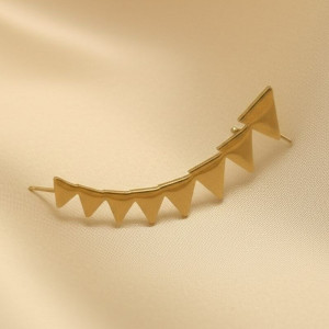 Кафф Медицинская сталь с напылением золотом J11090CJJ