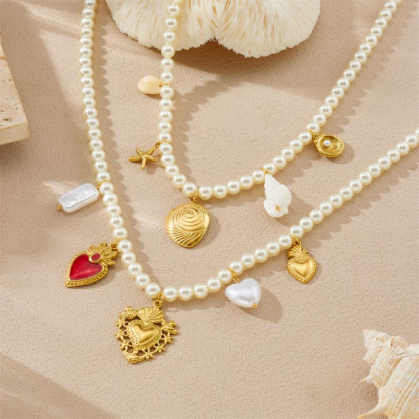 Колье из стали CJR62688