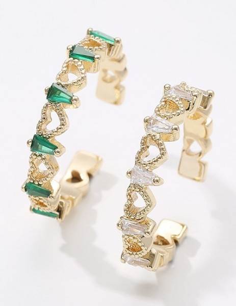 Узкое кольцо с асимметричной дорожкой из кристаллов U82139