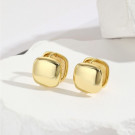 Серьги-гвоздики квадратные объёмные CJC25497