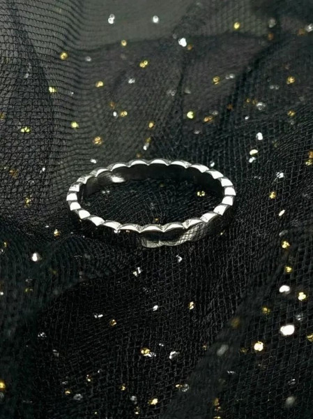 Фигурное кольцо с алмазной гранью из стали J10236CJJ