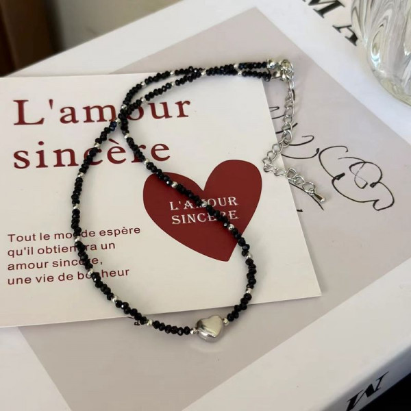 Тонкие бусы из бисера Миюки с металлическим акцентом 1J11801CJJ