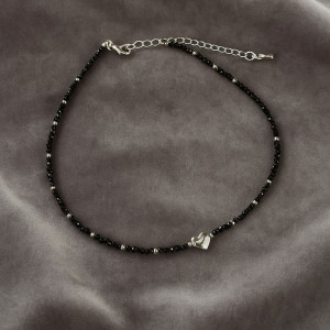 Тонкие бусы из бисера Миюки с металлическим акцентом 1J11801CJJ