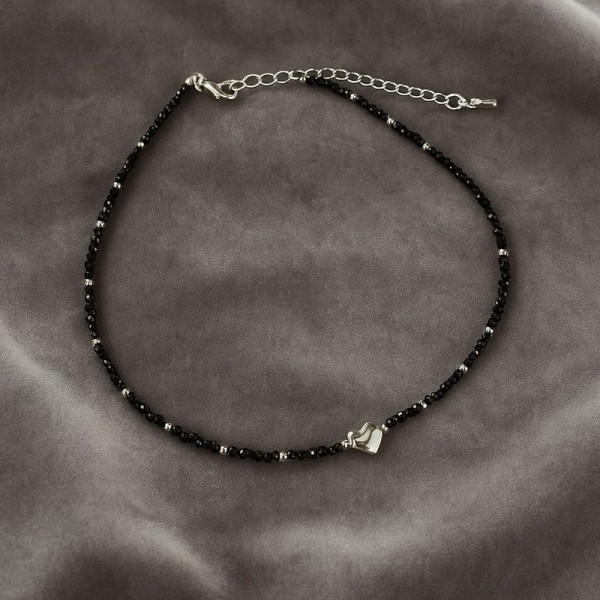 Тонкие бусы из бисера Миюки с металлическим акцентом 1J11801CJJ