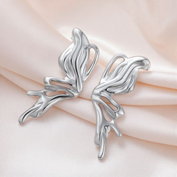 Серьги-пусеты Фантазийные крылья CJR56295