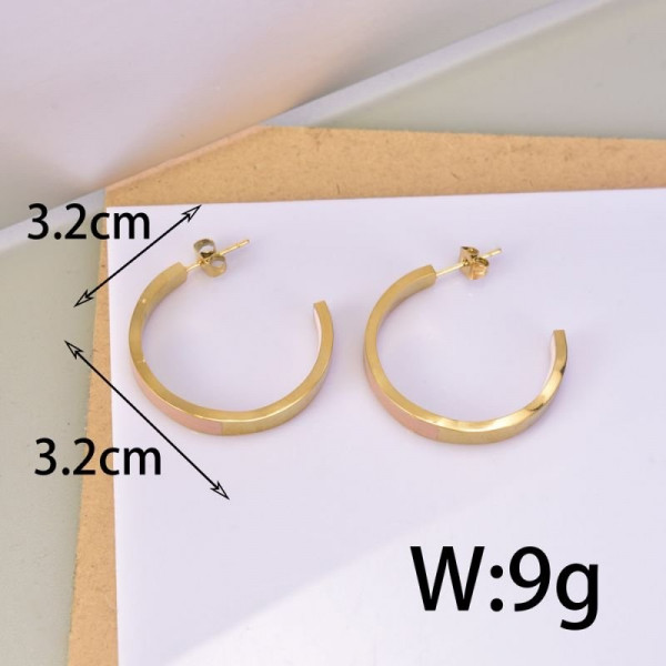 Серьги сталь CJD01930