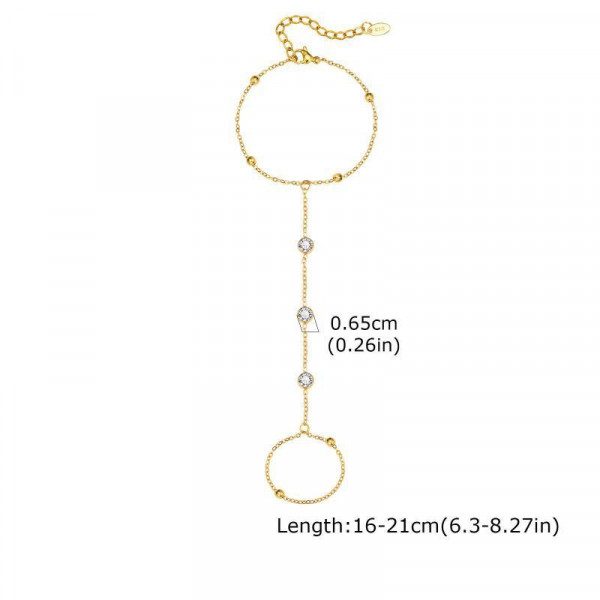 Браслет слейв лаконичная нить в стиле минимализм CJJ41104