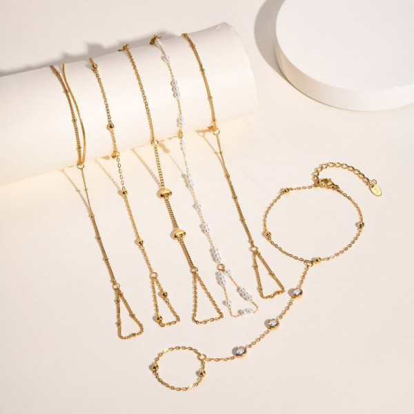 Браслет слейв лаконичная нить в стиле минимализм CJJ41104