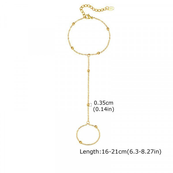 Браслет слейв лаконичная нить в стиле минимализм CJJ41104